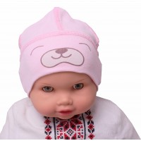 Шапка 1019-55-296-006 Рожевий Шапка 1019-55-296-006 Рожевий